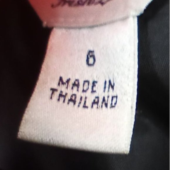 Talbot's black cocktail dress sheath size 6 - Picture 5 of 6